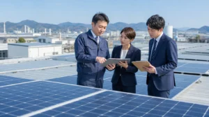 屋根置き太陽光とオンサイトPPA事業の現地確認